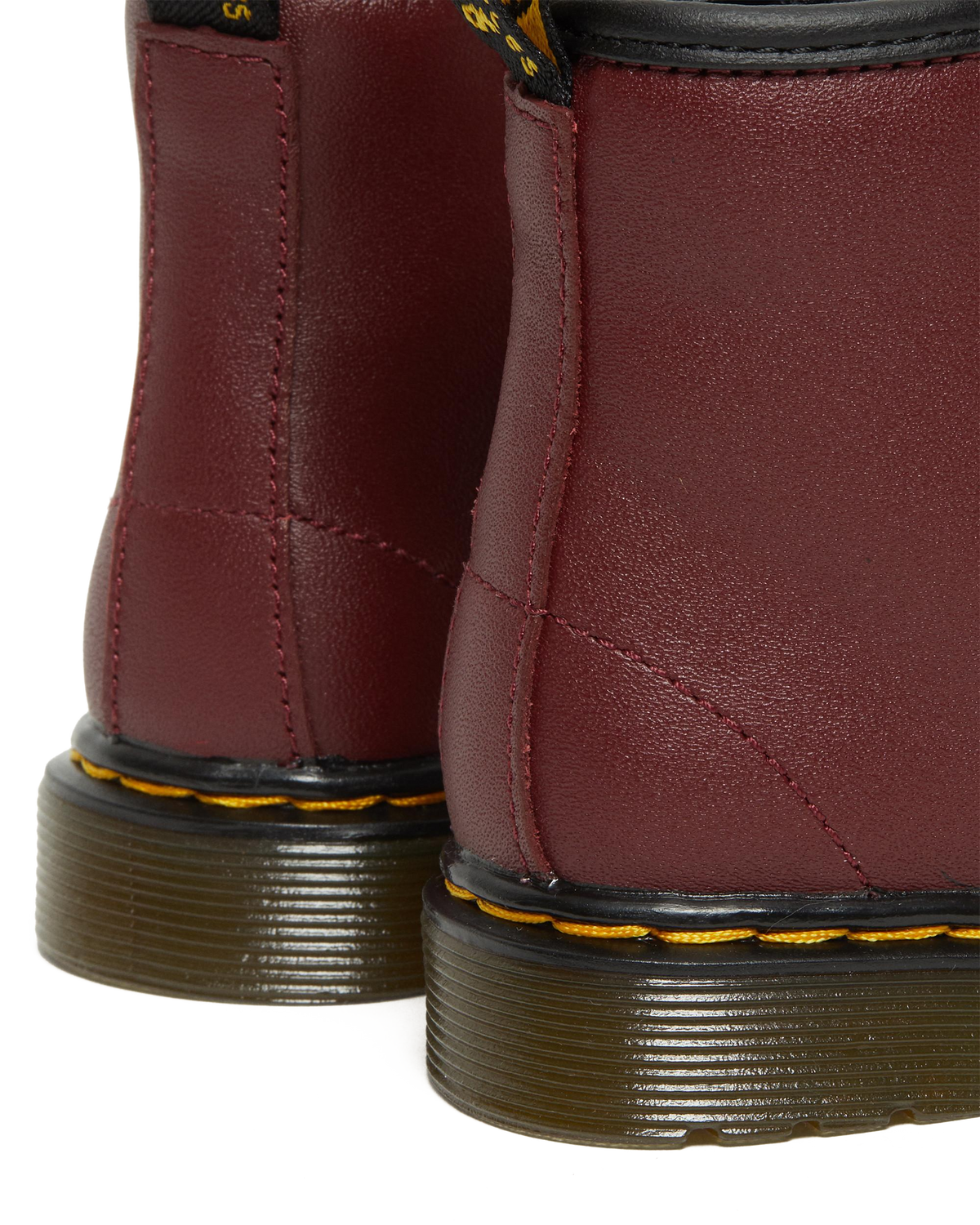 Toddler 1460 Softy T Leather Lace Up Boots in Cherry Red