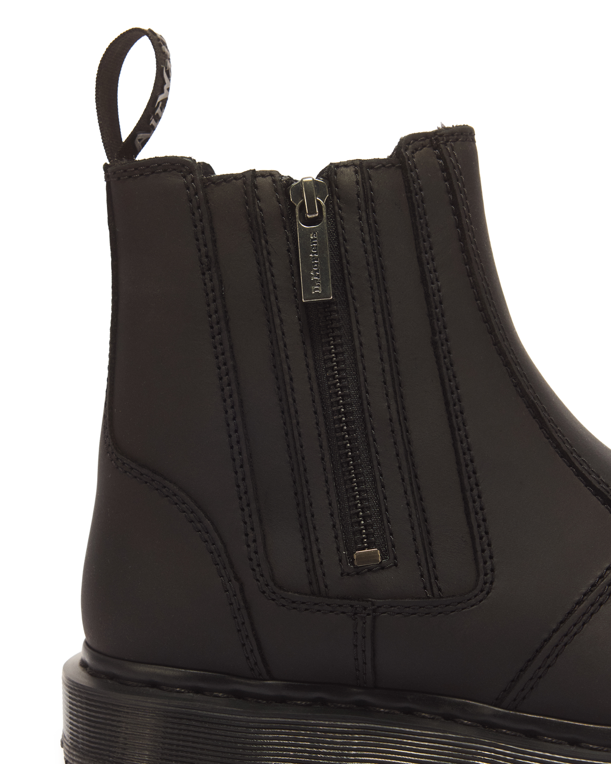 2976 Women's DM's Wintergrip Zip Chelsea Boots in Black
