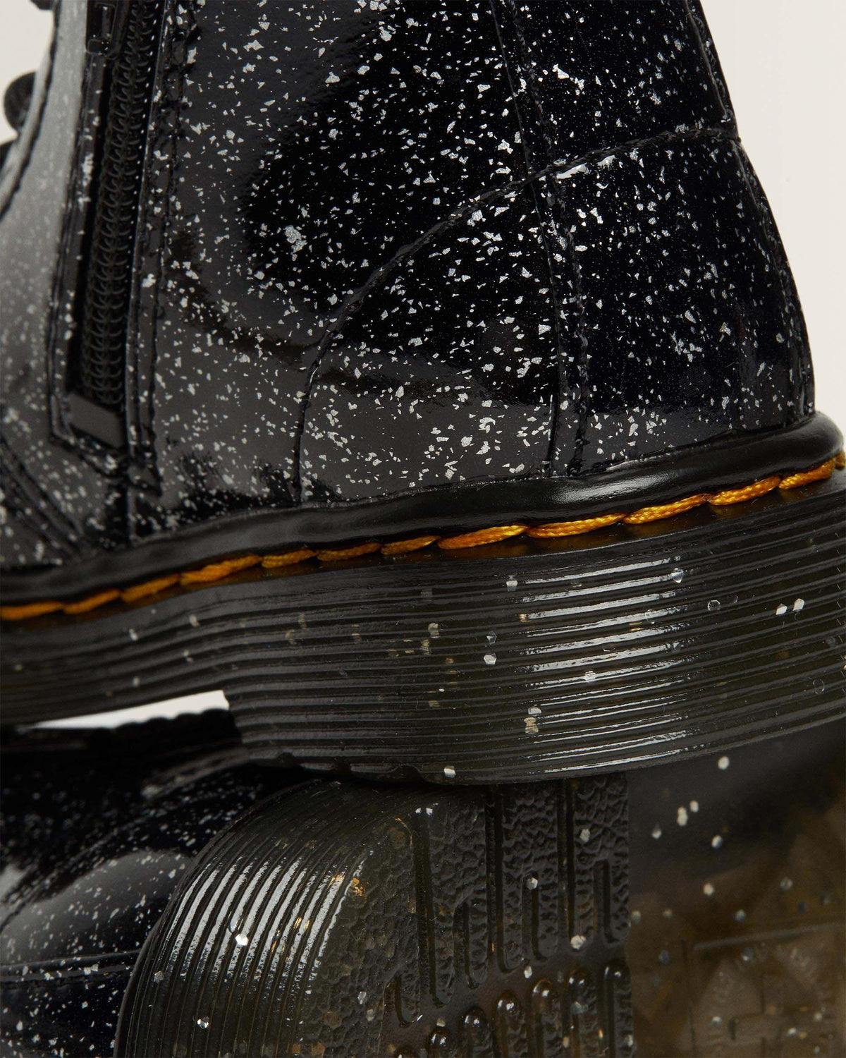 Infant 1460 Glitter Ankle Boots in Black