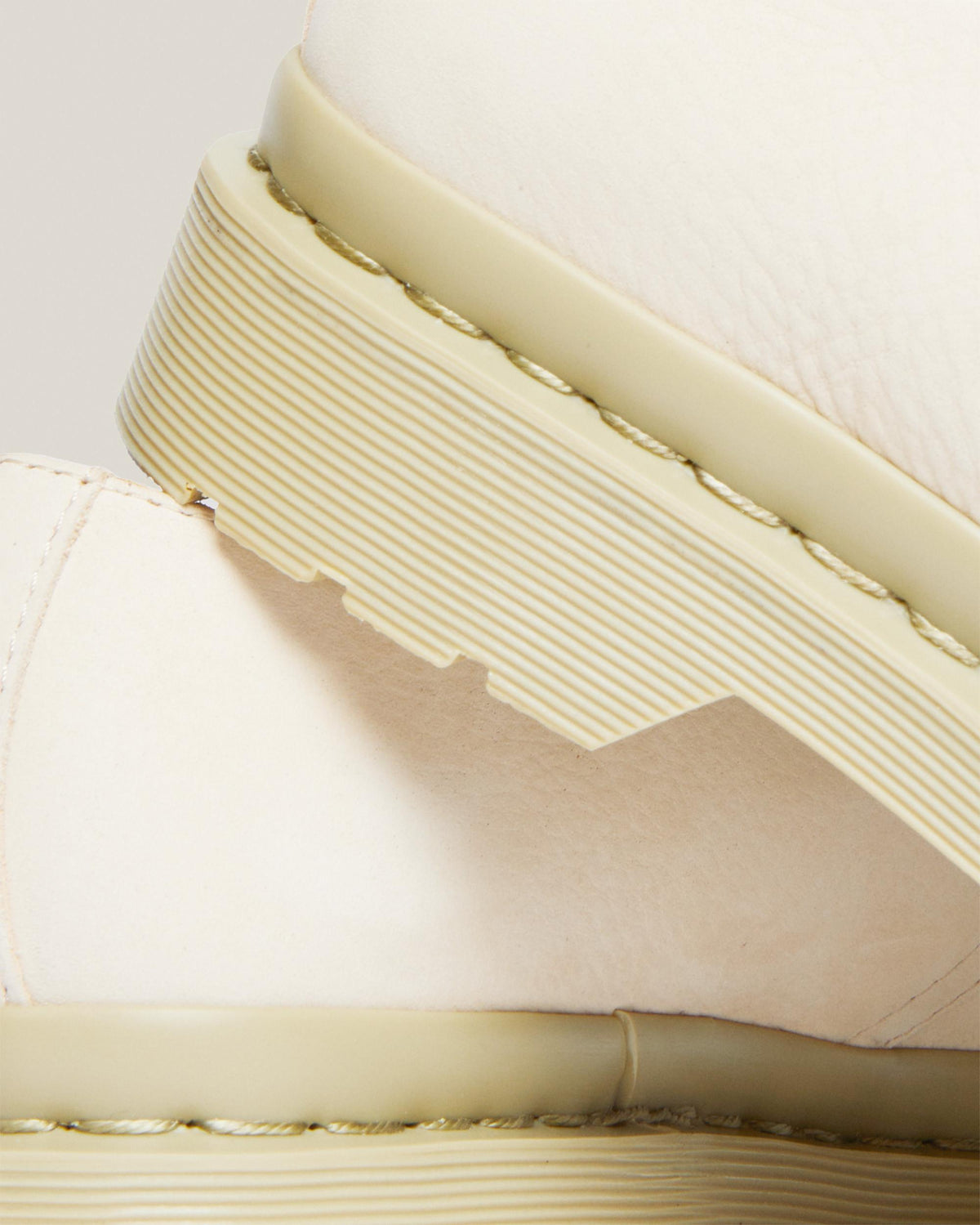 1461 Mono Milled Nubuck Leather Oxford Shoes in Parchment Beige
