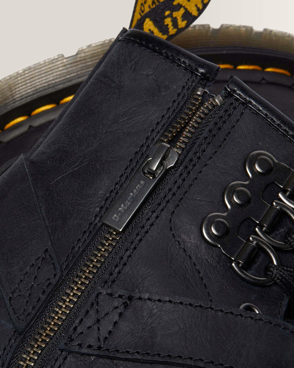 1460 Hardware Antique Leather Lace Up Boots in Black