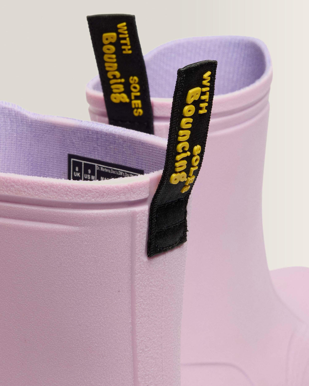 1460 Rain Pull On Waterproof Boots in Lilac