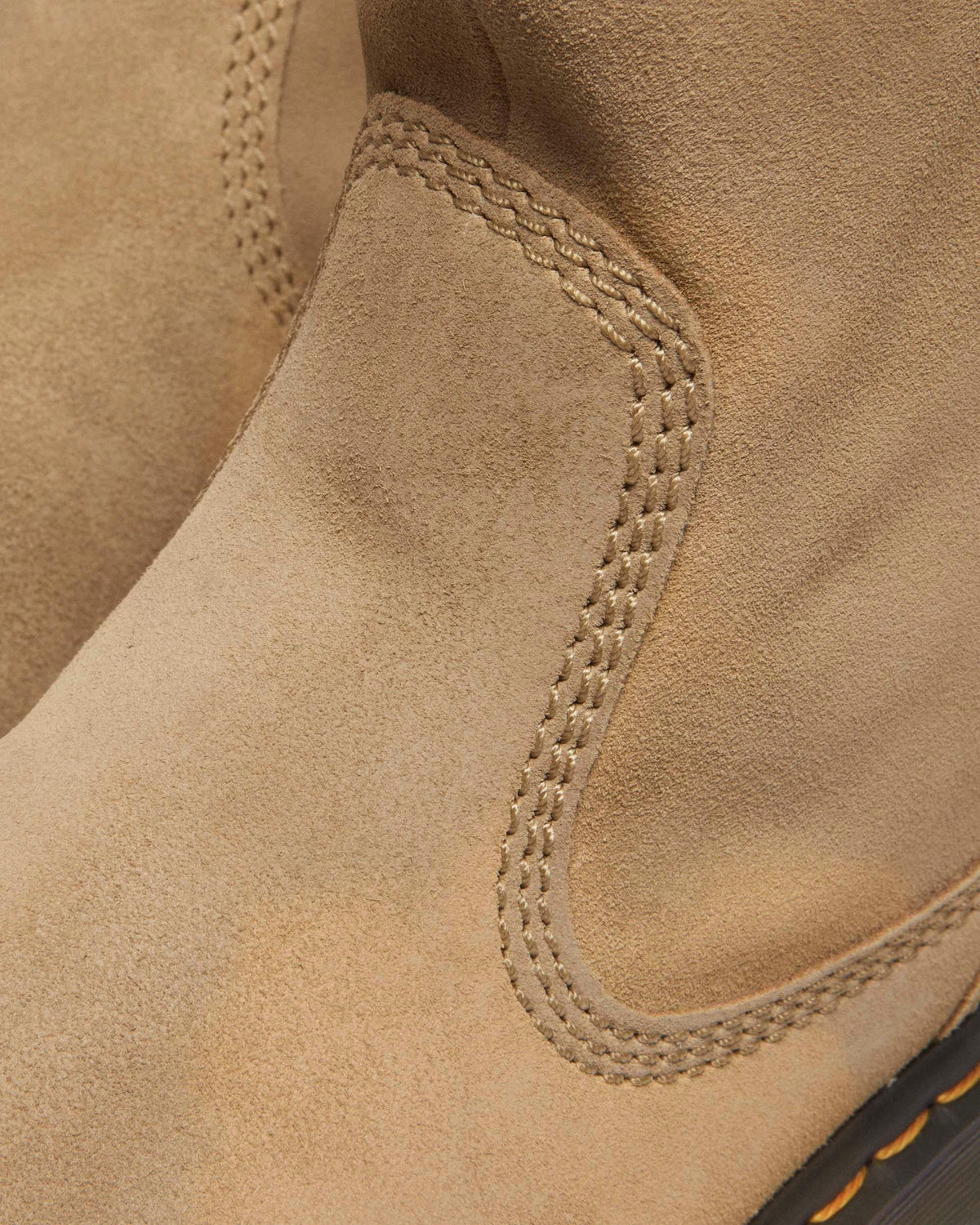 Anistone Lo suede biker boots in Savannah Tan