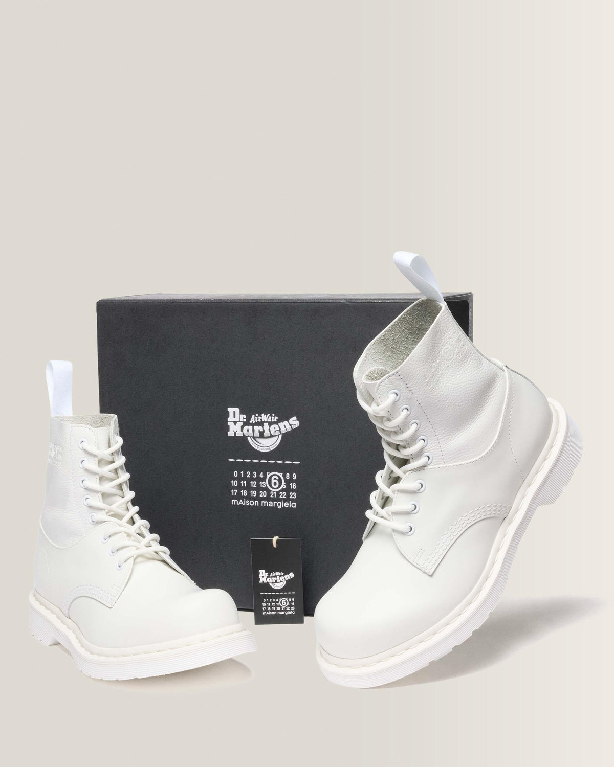 1460 TWIST MM6 in White+optical White