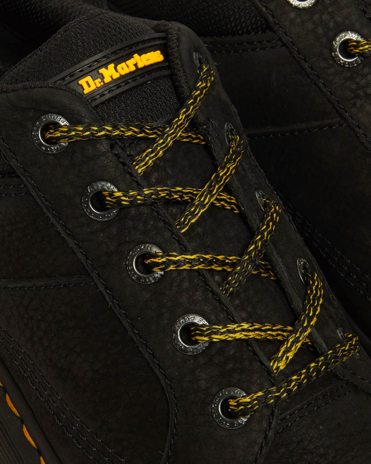 Woodard Tumbled Nubuck Leather Low Casual Boots in Black