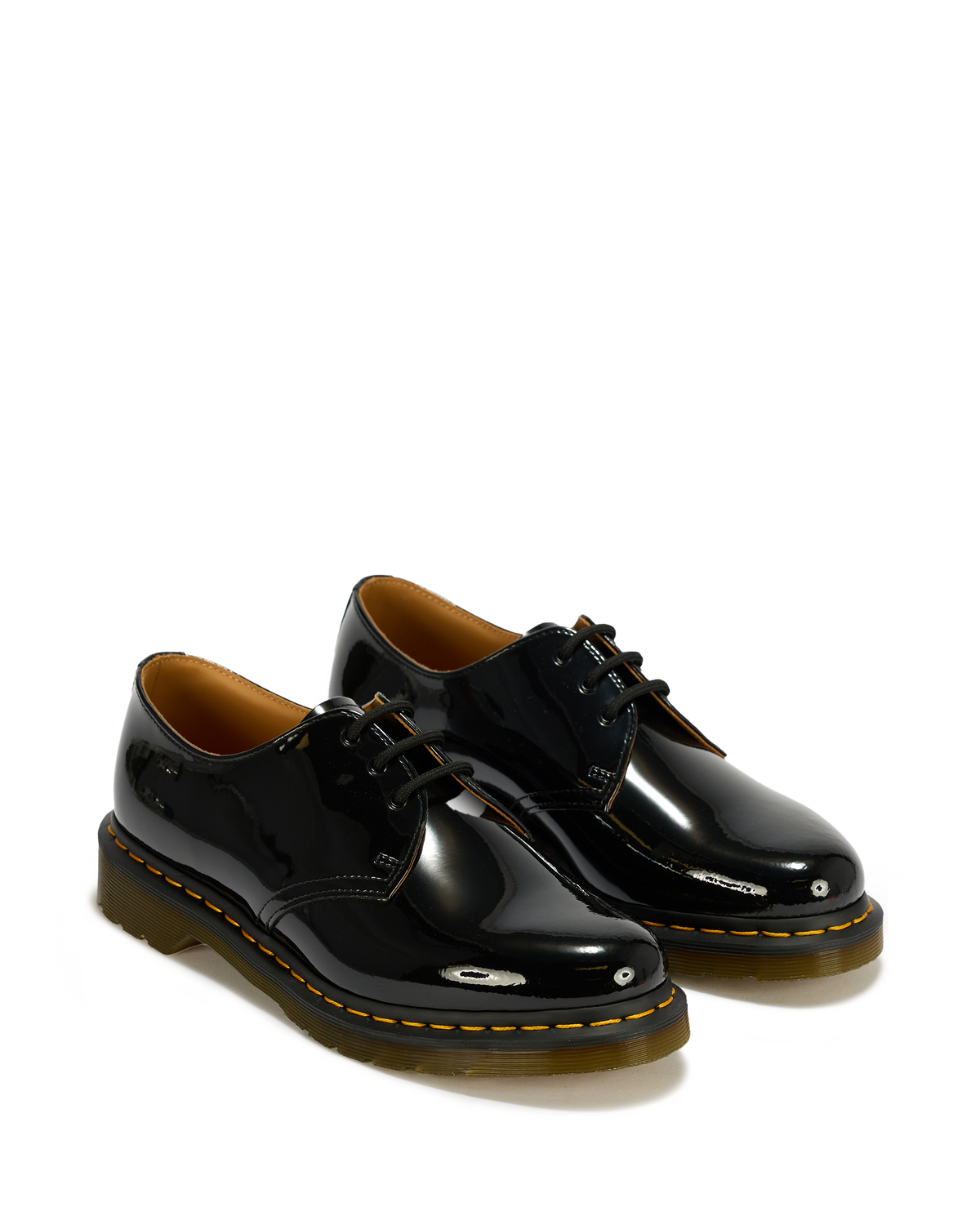 1461 Women's Patent Leather Oxford Shoes in Black