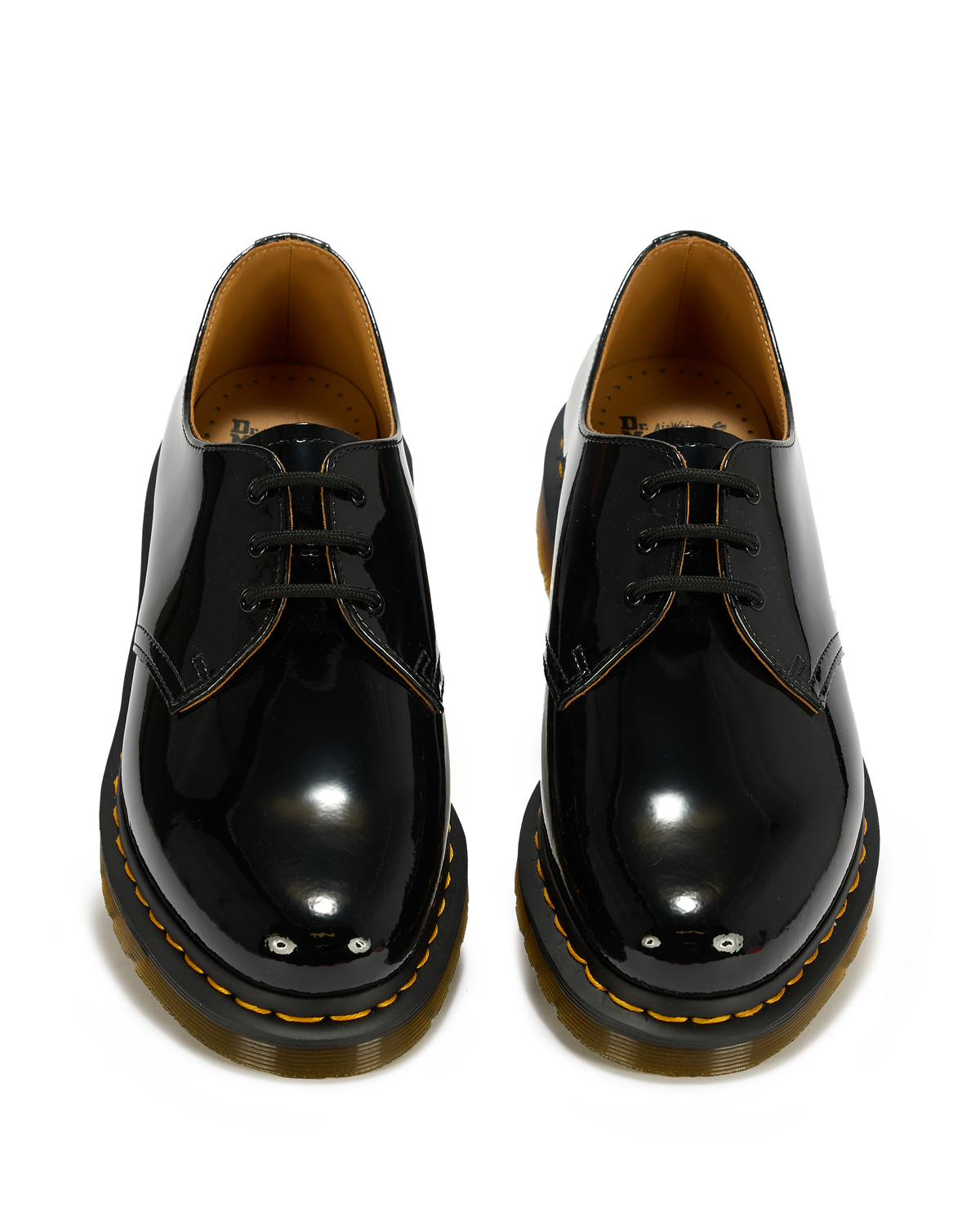 1461 Women's Patent Leather Oxford Shoes in Black