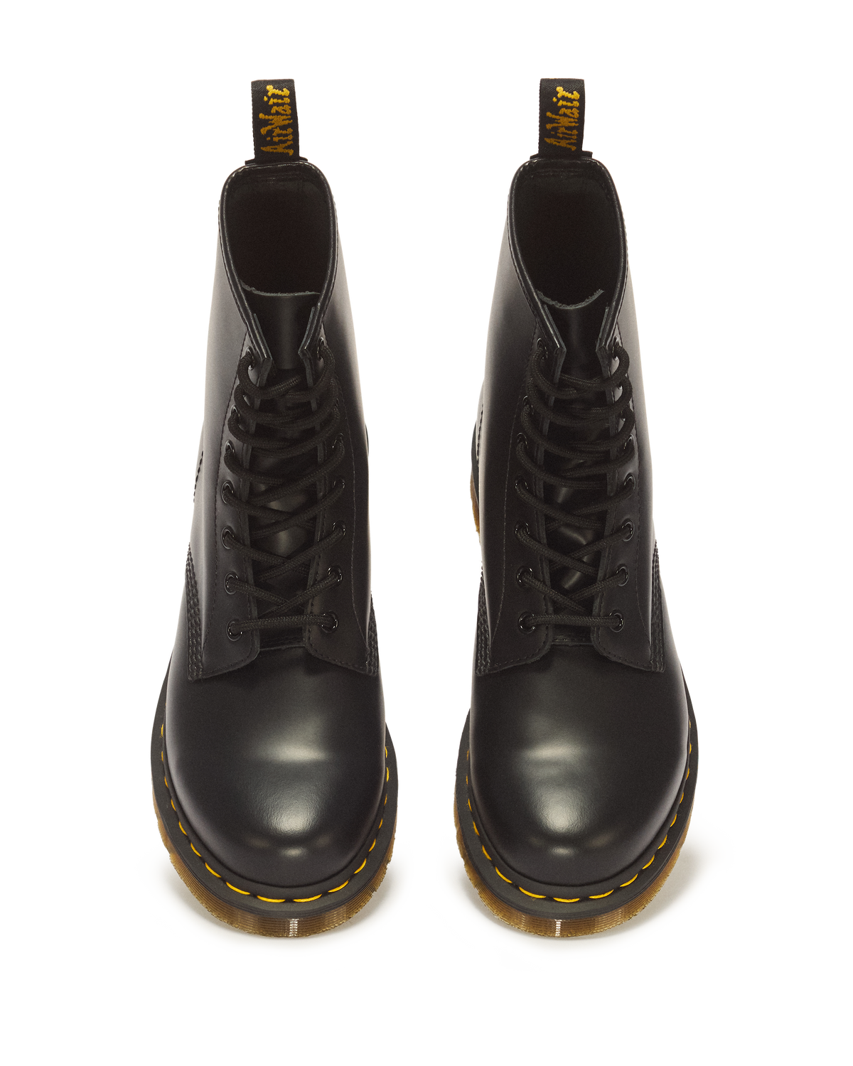 1460 Smooth Leather Lace Up Boots in Black