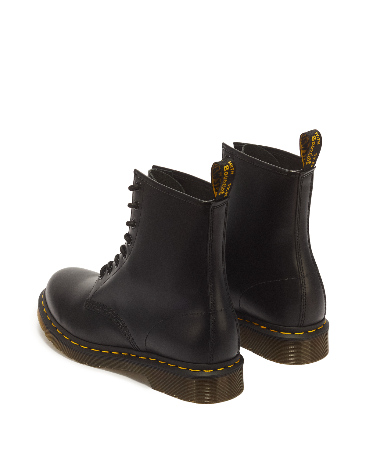1460 Smooth Leather Lace Up Boots in Black