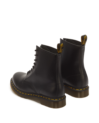 1460 Smooth Leather Lace Up Boots in Black