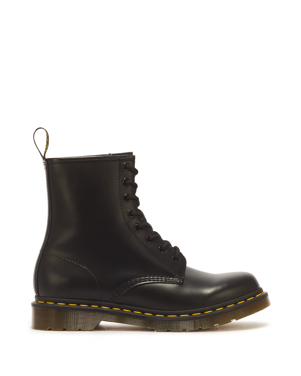 1460 Smooth Leather Lace Up Boots in Black