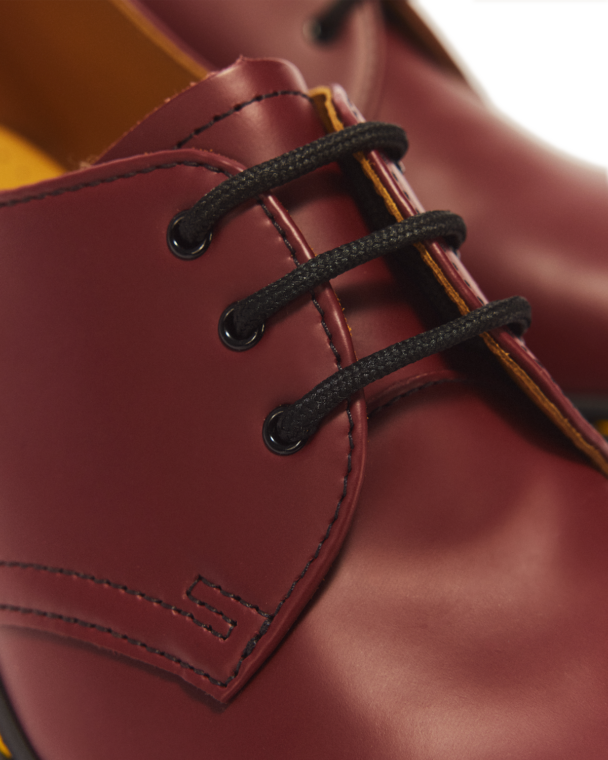 1461 Smooth Leather Oxford Shoes in Cherry Red