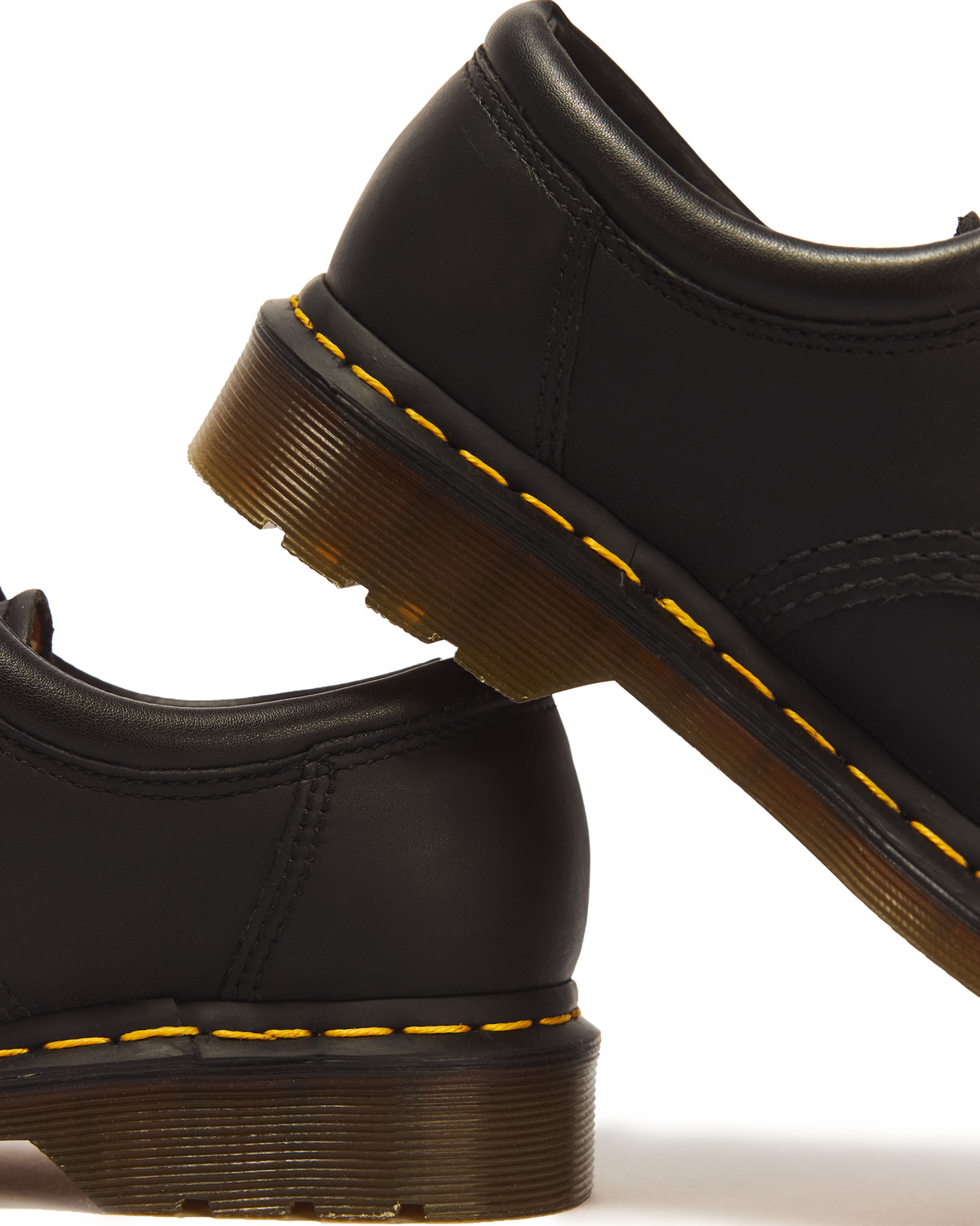 8053 Nappa Leather Casual Shoes in Black