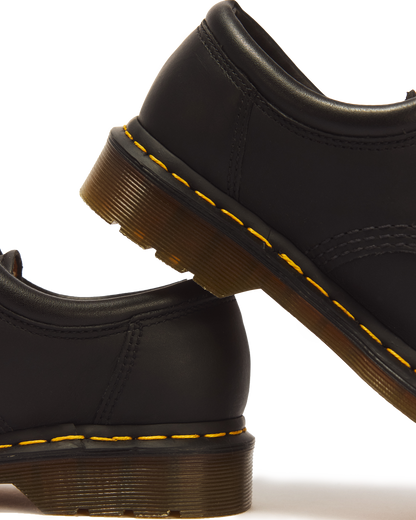 8053 Nappa Leather Casual Shoes in Black
