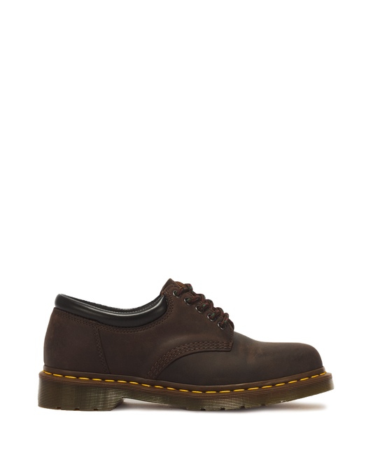 8053 Crazy Horse Leather Casual Shoes in Dark Brown