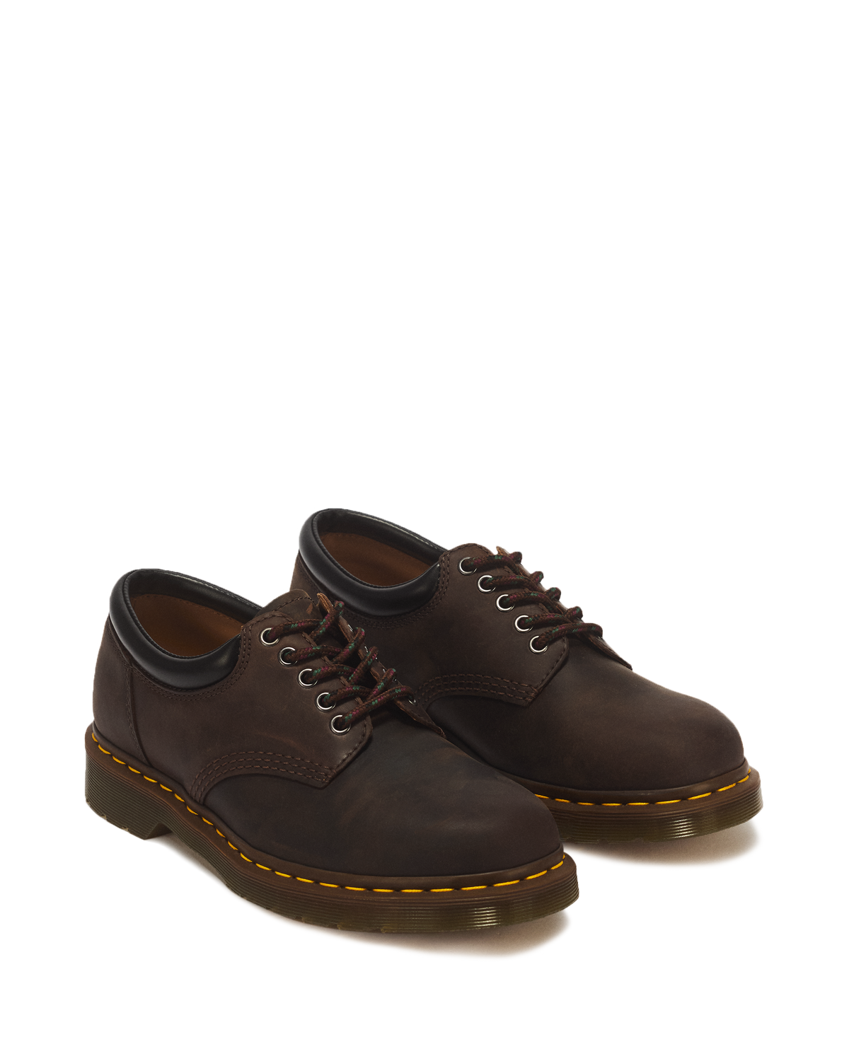 8053 Crazy Horse Leather Casual Shoes in Dark Brown