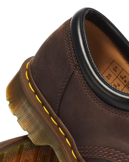 8053 Crazy Horse Leather Casual Shoes in Dark Brown