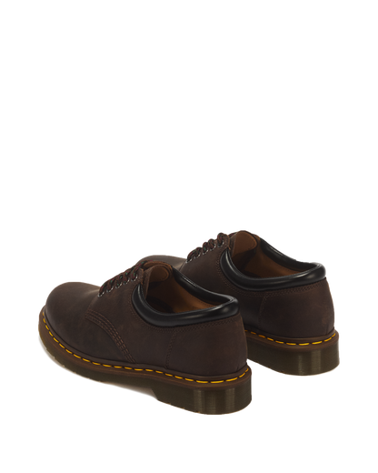 8053 Crazy Horse Leather Casual Shoes in Dark Brown