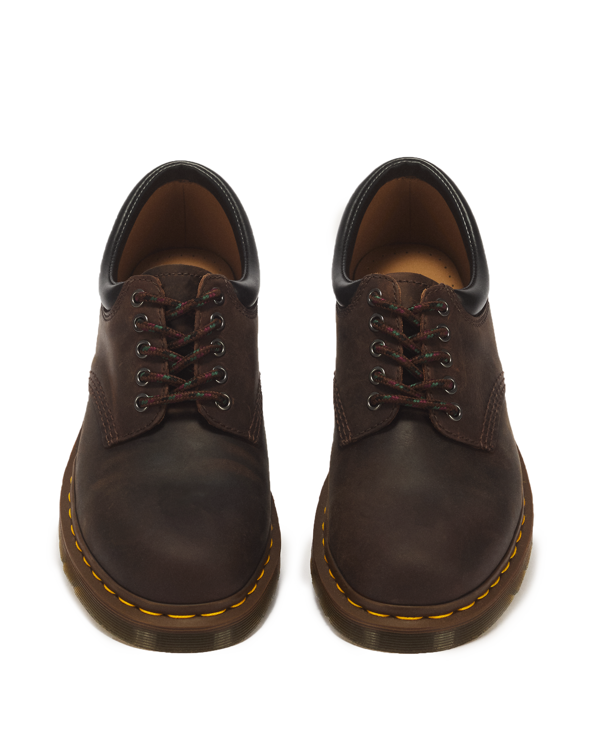 8053 Crazy Horse Leather Casual Shoes in Dark Brown