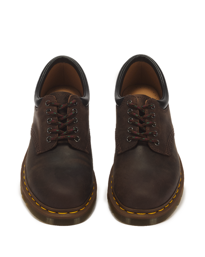 8053 Crazy Horse Leather Casual Shoes in Dark Brown