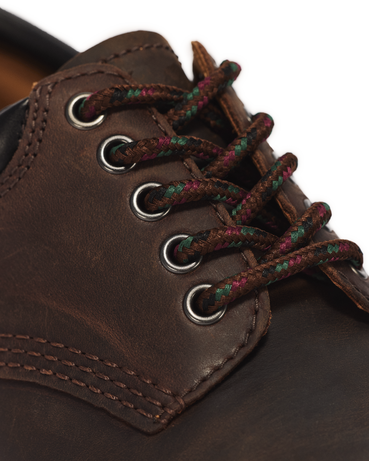 8053 Crazy Horse Leather Casual Shoes in Dark Brown