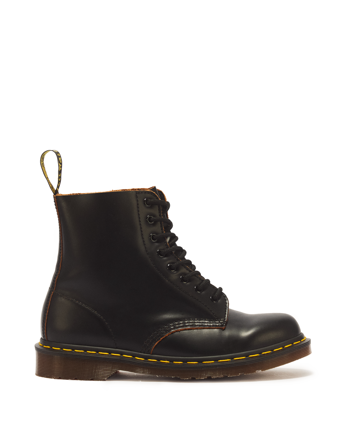 1460 Vintage Made in England Lace Up Boots in Black