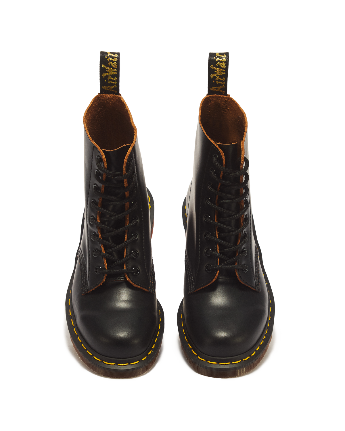 1460 Vintage Made in England Lace Up Boots in Black