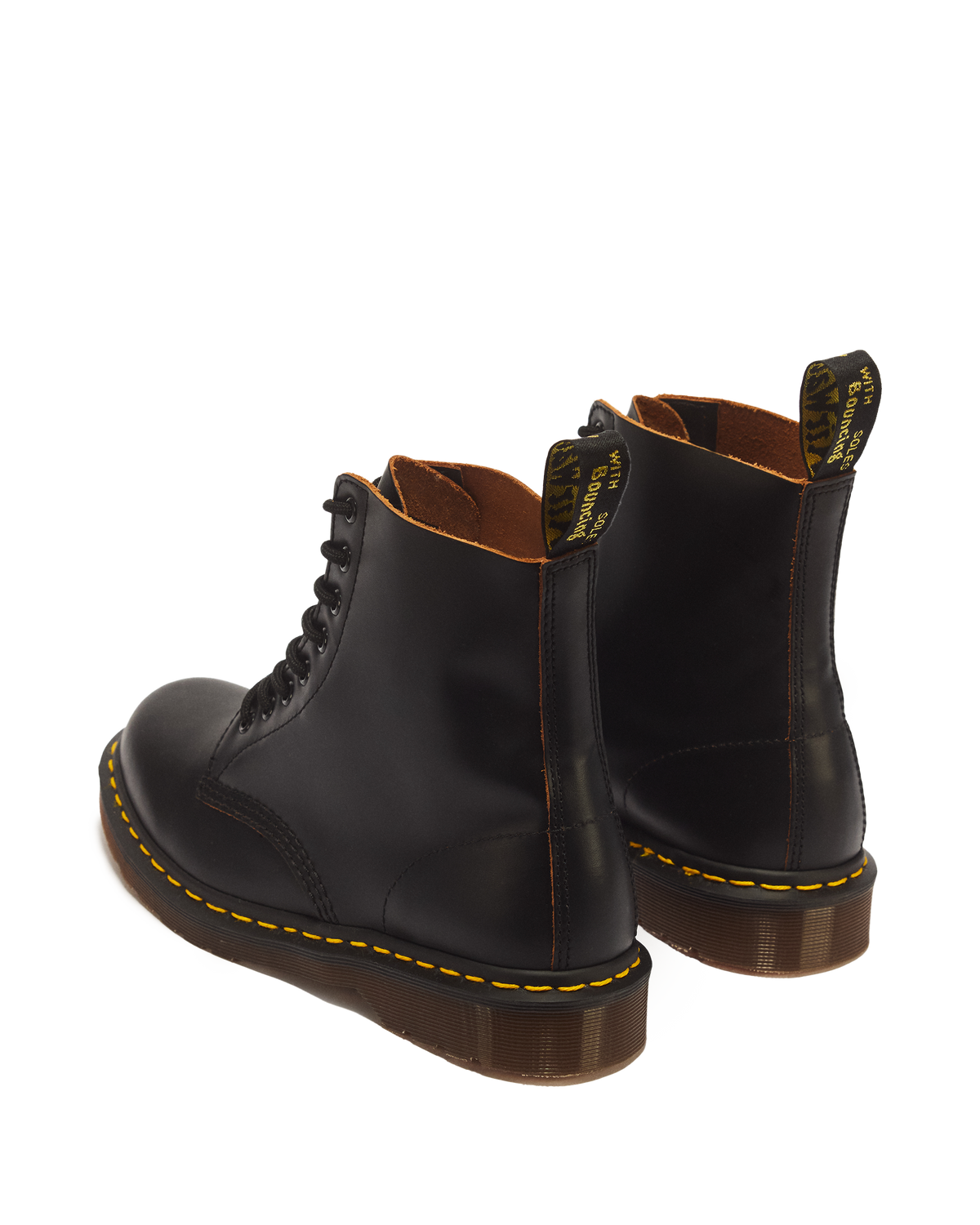 1460 Vintage Made in England Lace Up Boots in Black