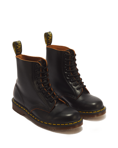 1460 Vintage Made in England Lace Up Boots in Black