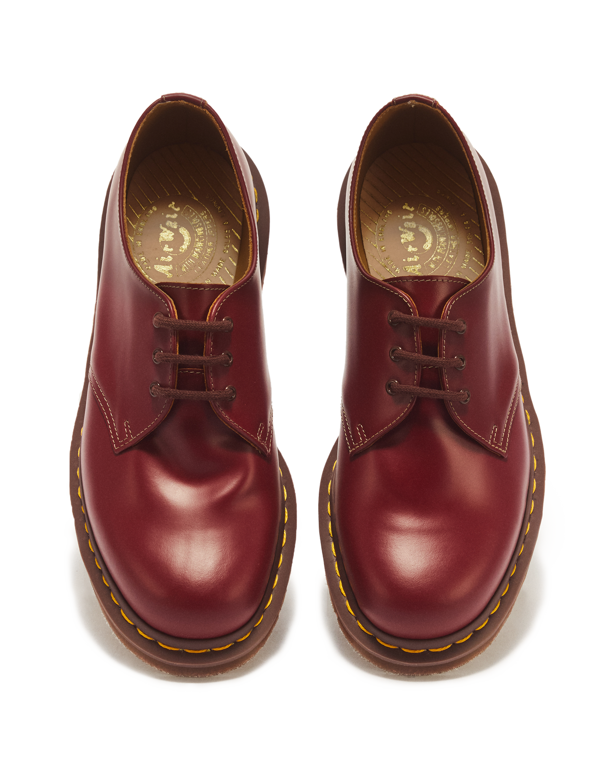 1461 Vintage Made in England Oxford Shoes in Red