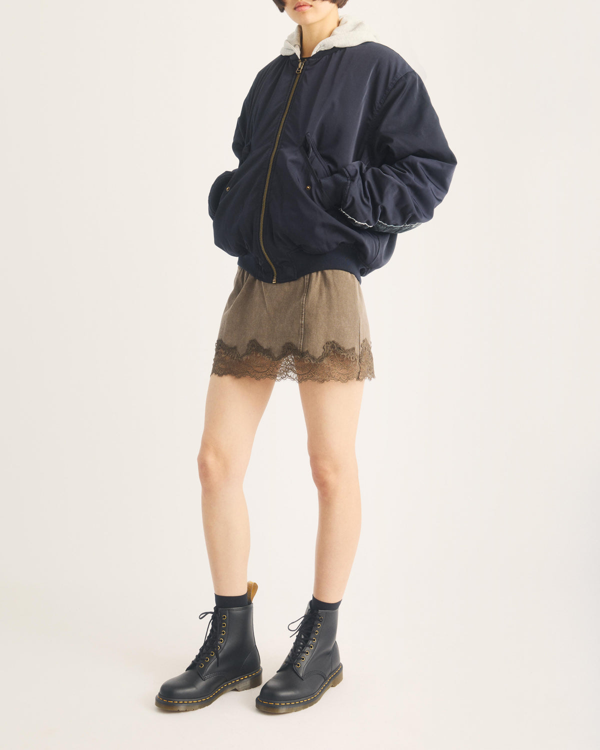 Vegan 1460 Felix Lace Up Boots in Black