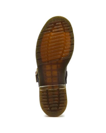 Polley Smooth Leather Mary Janes in Black