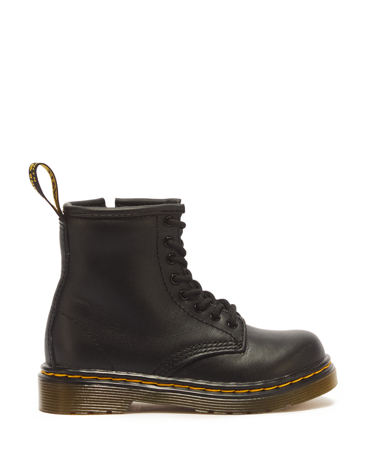 Toddler 1460 Softy T Leather Lace Up Boots in Black