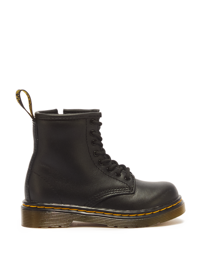 Toddler 1460 Softy T Leather Lace Up Boots in Black