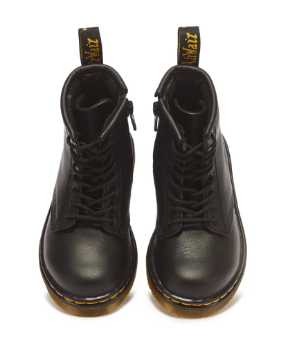 Toddler 1460 Softy T Leather Lace Up Boots in Black