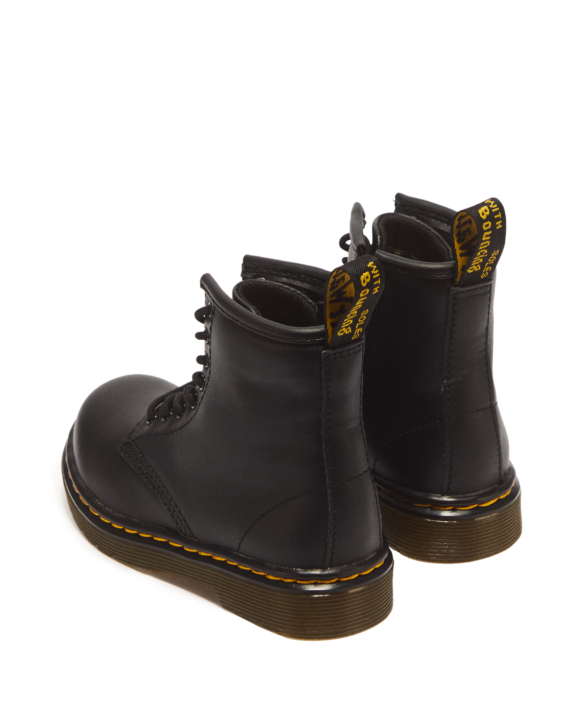 Toddler 1460 Softy T Leather Lace Up Boots in Black