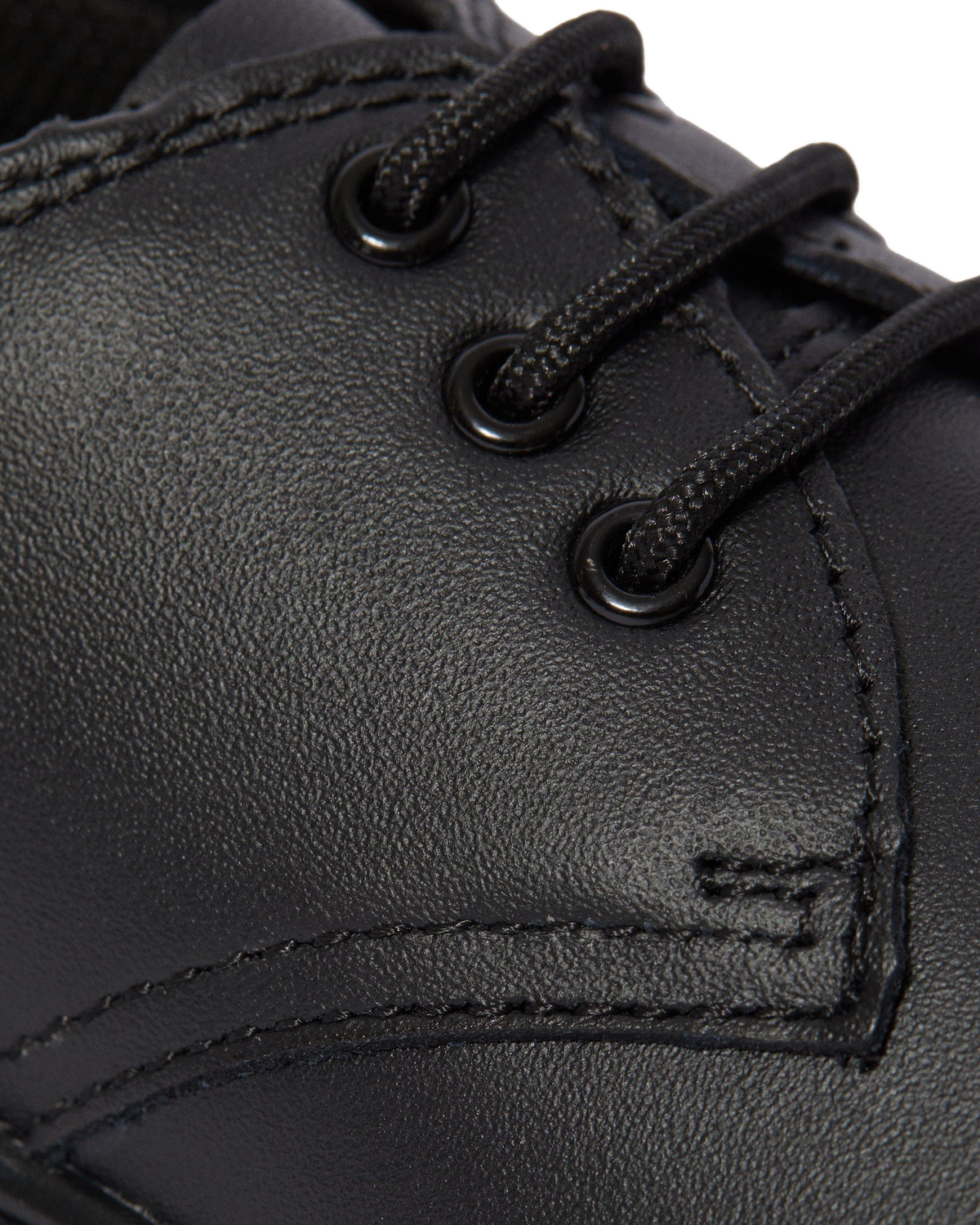 Junior 1461 Leather Oxford Shoes in Black