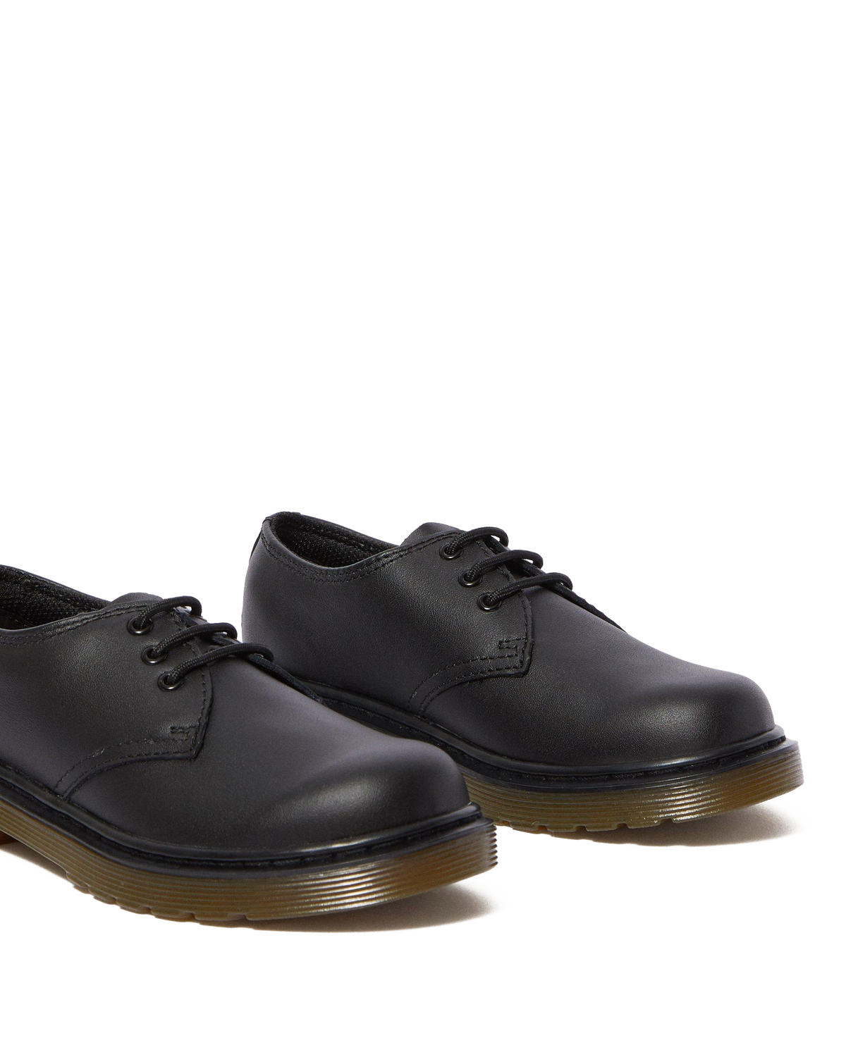 Junior 1461 Leather Oxford Shoes in Black
