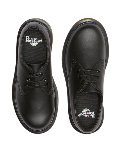Junior 1461 Leather Oxford Shoes in Black