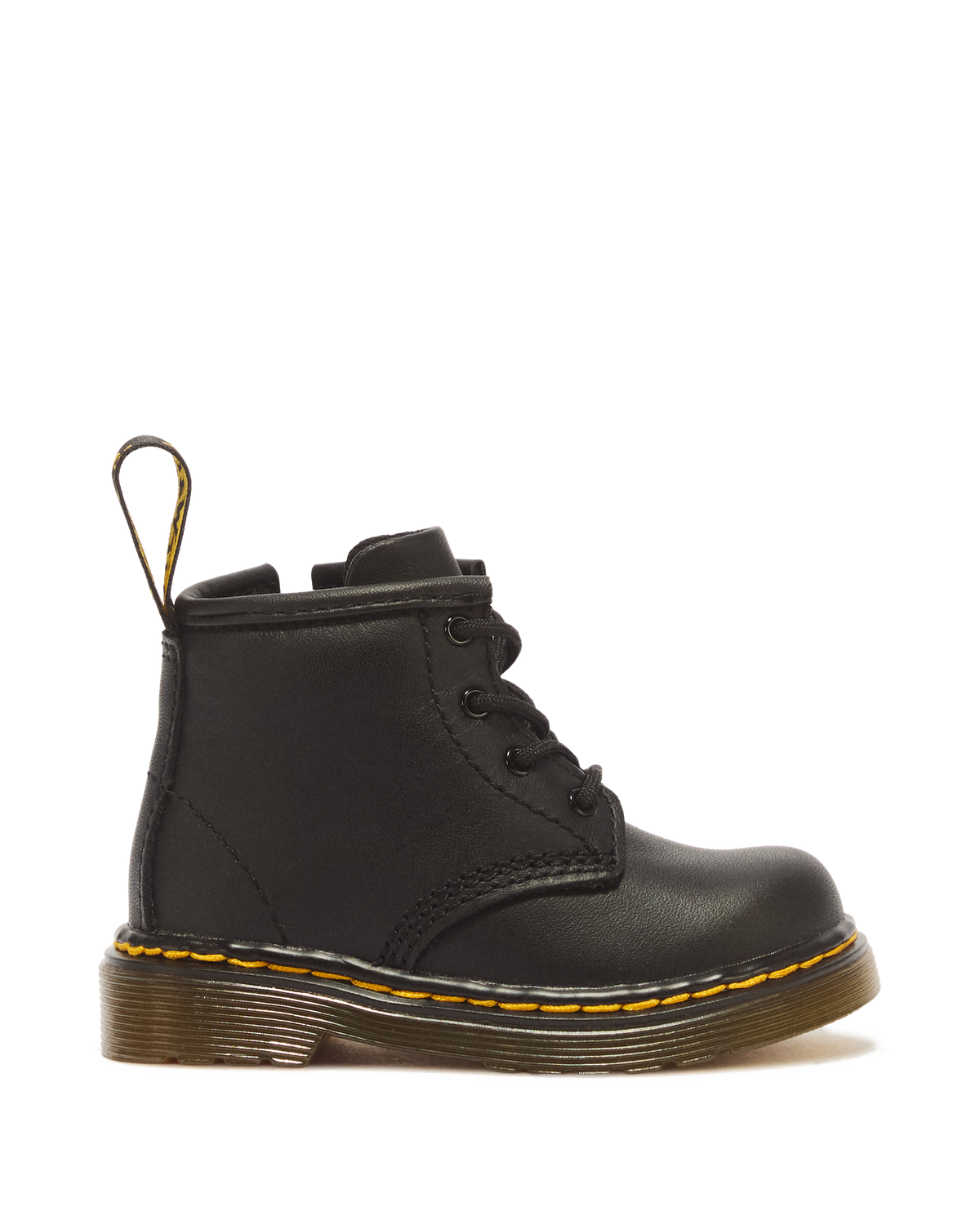 Infant 1460 Softy T Leather Lace Up Boots in Black