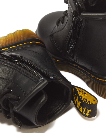 Infant 1460 Softy T Leather Lace Up Boots in Black