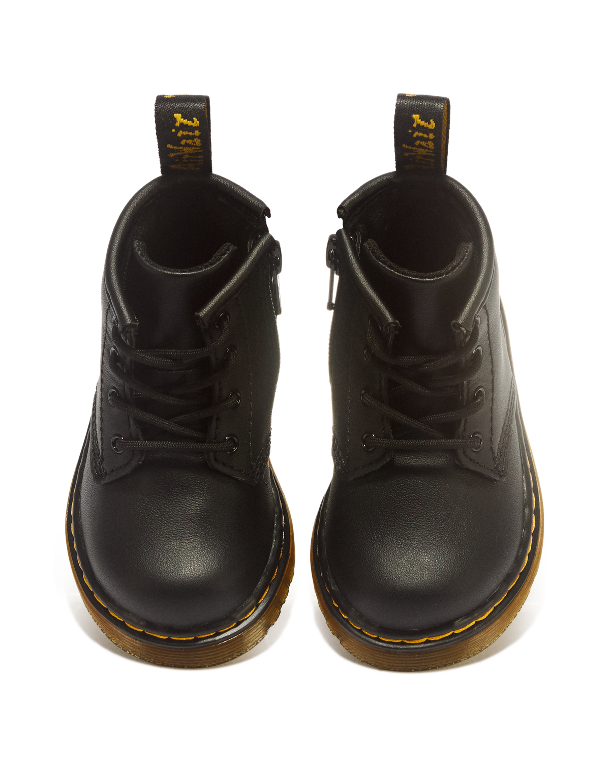 Infant 1460 Softy T Leather Lace Up Boots in Black