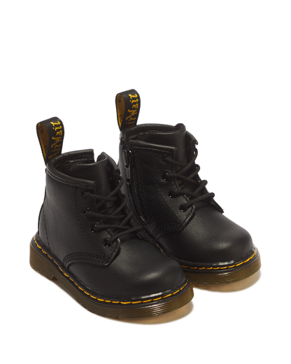 Infant 1460 Softy T Leather Lace Up Boots in Black