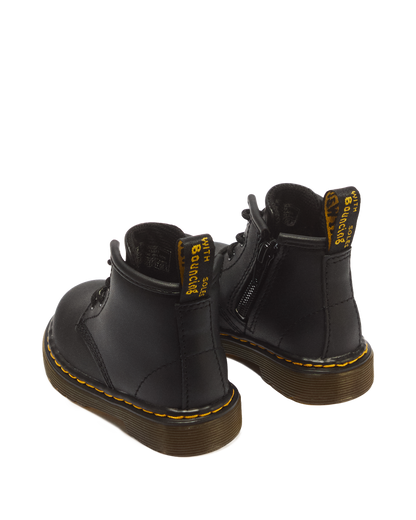 Infant 1460 Softy T Leather Lace Up Boots in Black