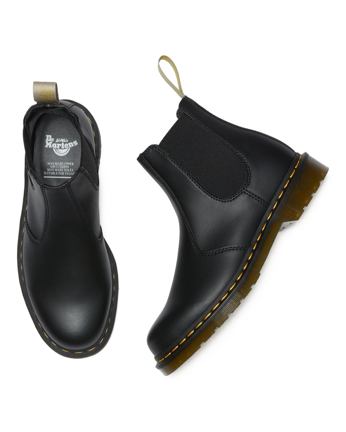 Vegan 2976 Felix Chelsea Boots in Black