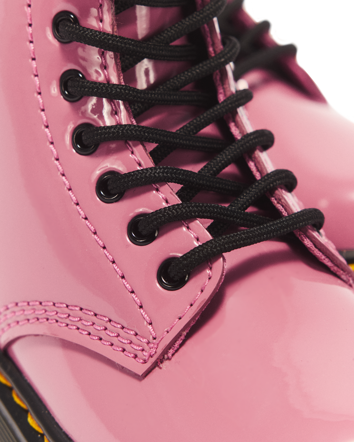 Toddler 1460 Patent Lamper Leather Boots in DMs Pink