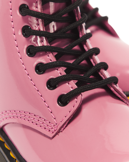 Toddler 1460 Patent Lamper Leather Boots in DMs Pink
