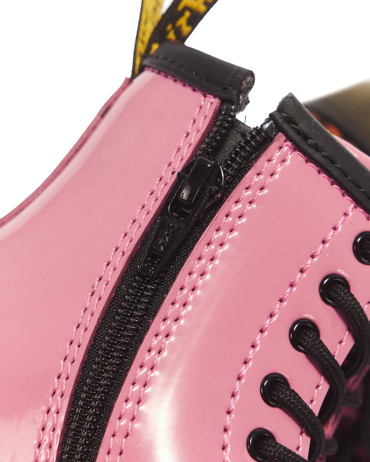 Toddler 1460 Patent Lamper Leather Boots in DMs Pink