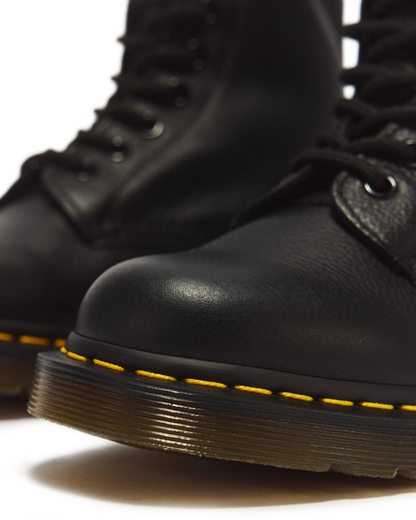 1490 Virginia Leather Mid Calf Boots in Black