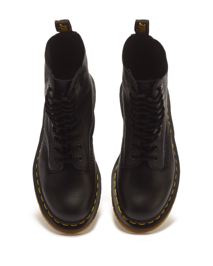 1490 Virginia Leather Mid Calf Boots in Black
